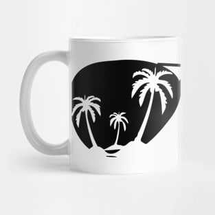 Palm Tree Sunglasses Mug